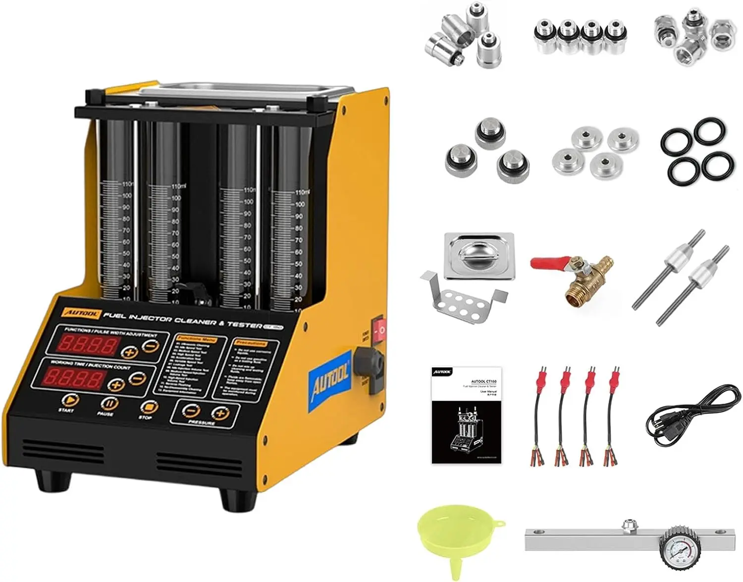 Fuel Injector Cleaner - Ultrasonic Fuel Injector Cleaner Tester Support