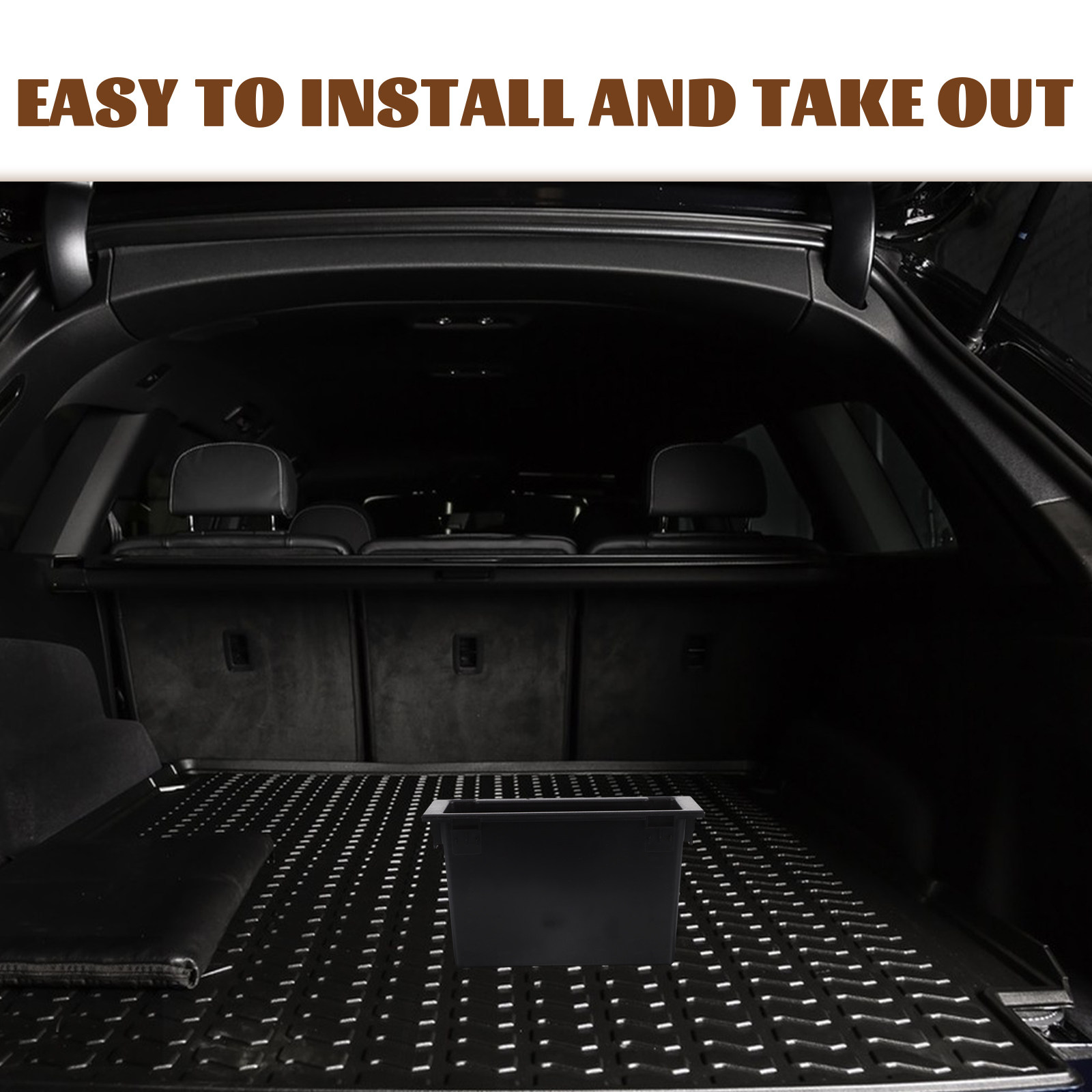 Car Accessories Dashboard - Single Din Dashboard Storage Box Car