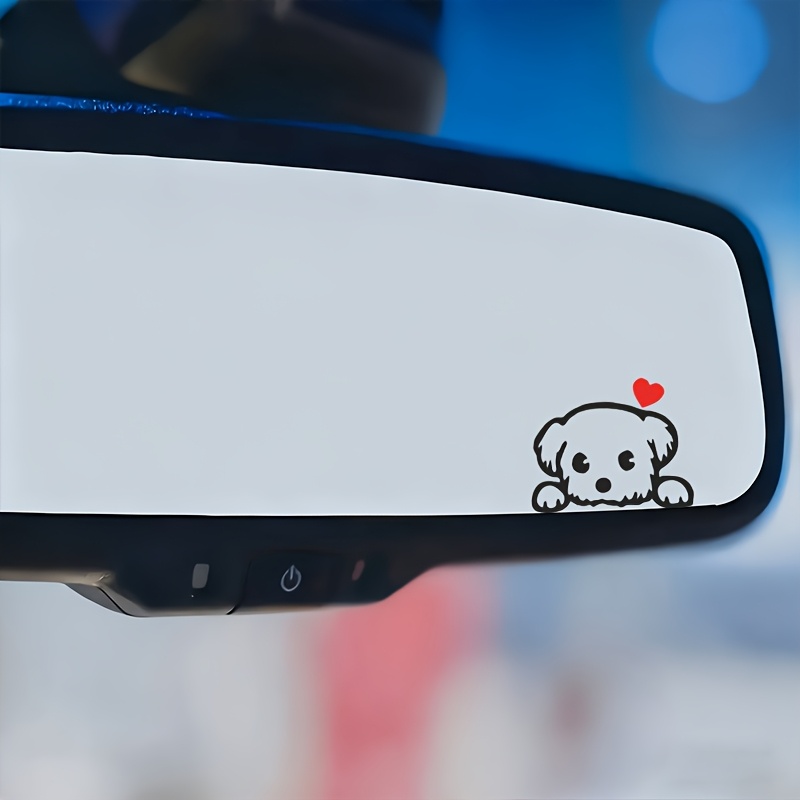Car Accessories Outside - 2PCS Cute Cartoon Dog Fun Vinyl