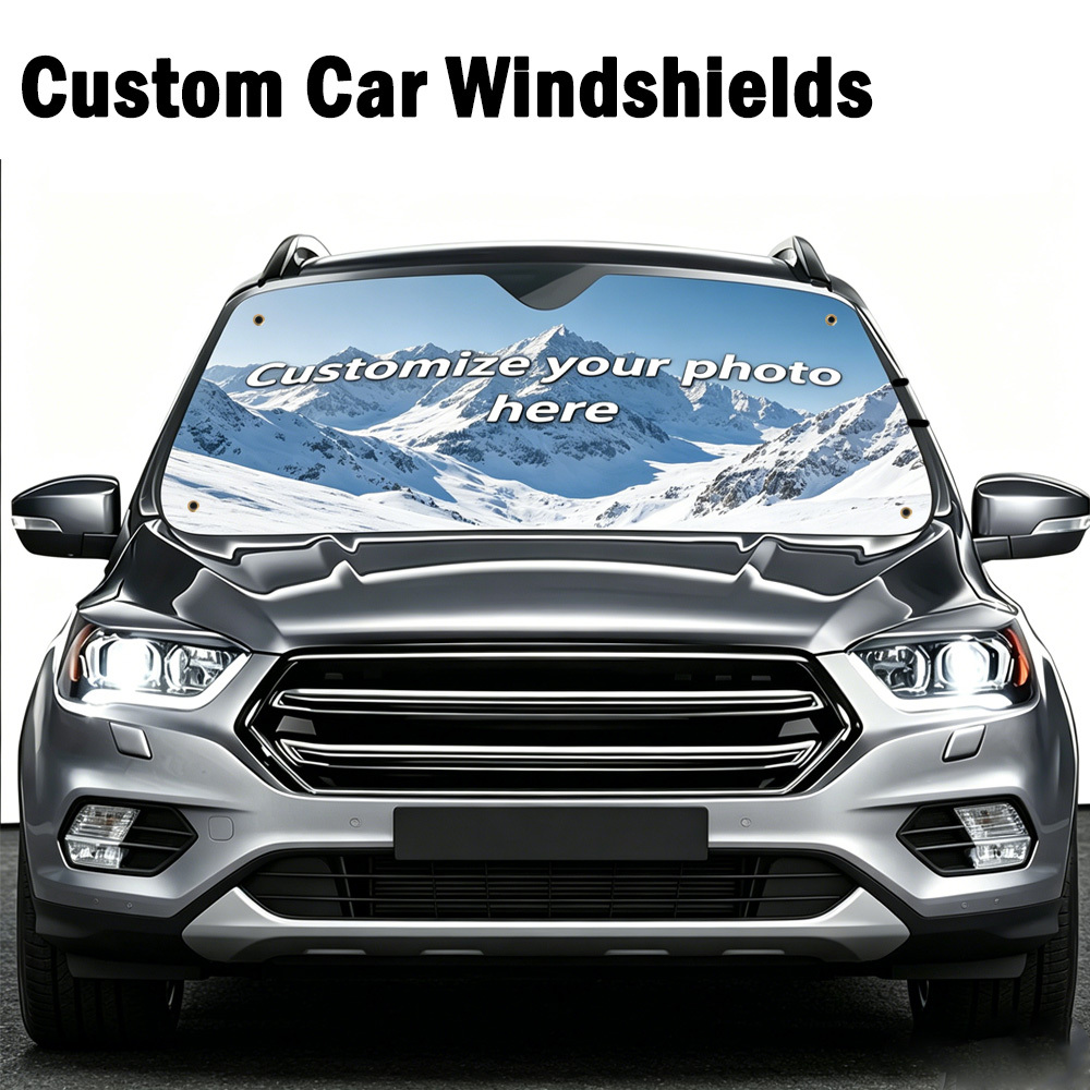 Car Accessories Outside - Personalized Car Sun Visor with Your