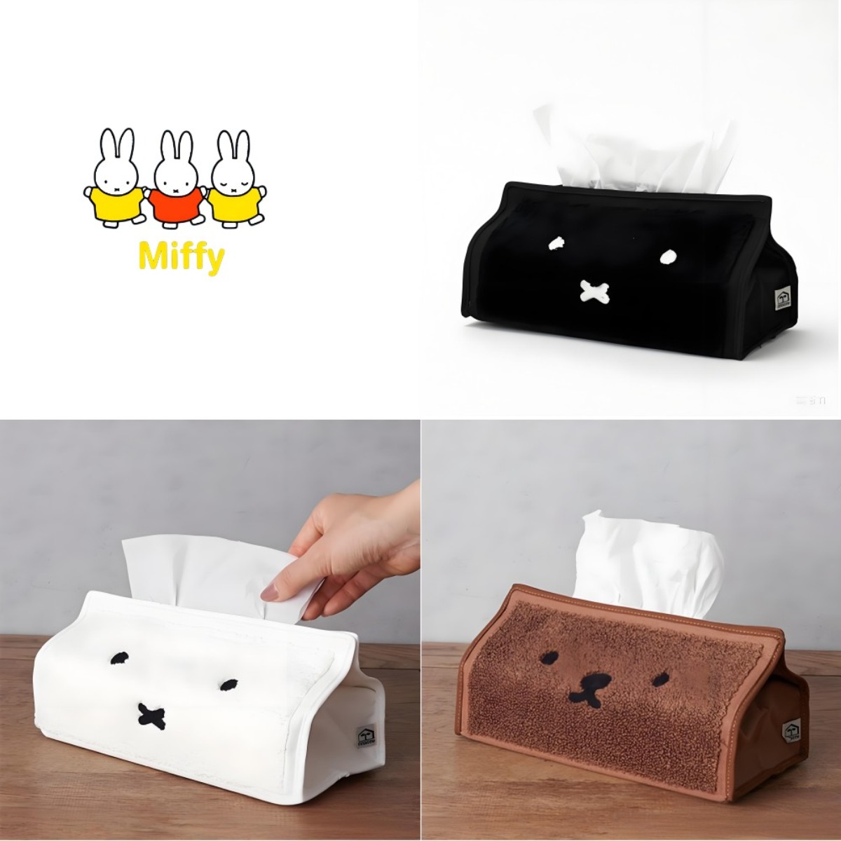 Kawaii Anime Miffy Rabbit Tiss - Car Accessories Girl recension och pris