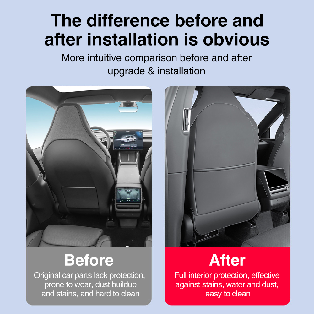 Heenvn 2Pcs Leather Car Seat B - Leather Car Seat Cover recension och pris