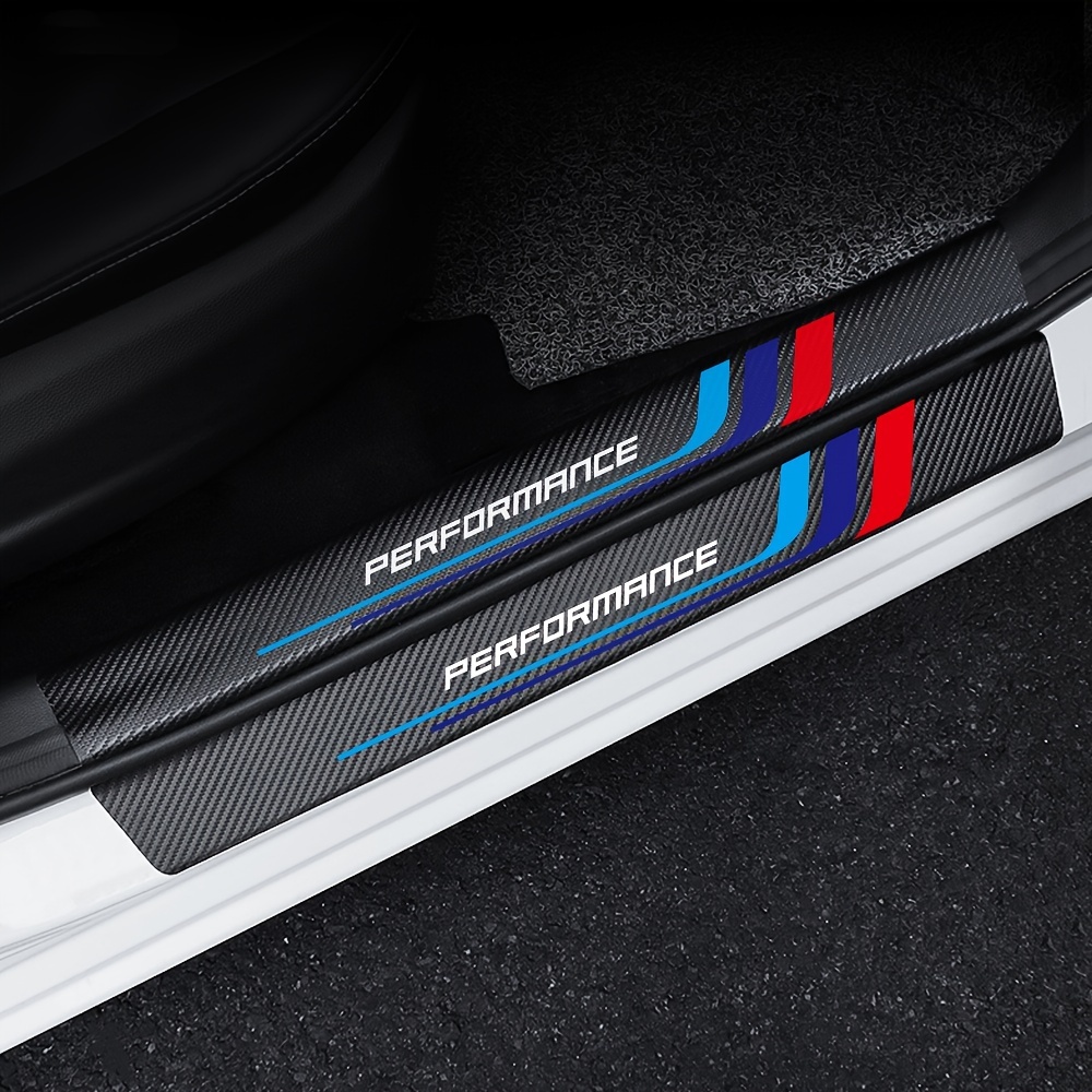 4pcs Carbon Fiber Sill Plate S - Car Accessories Outside recension och pris