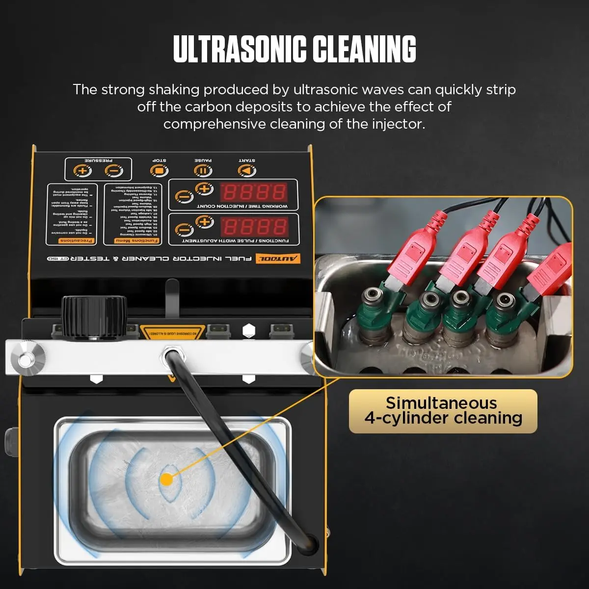 Ultrasonic Fuel Injector Clean - Fuel Injector Cleaner recension och pris