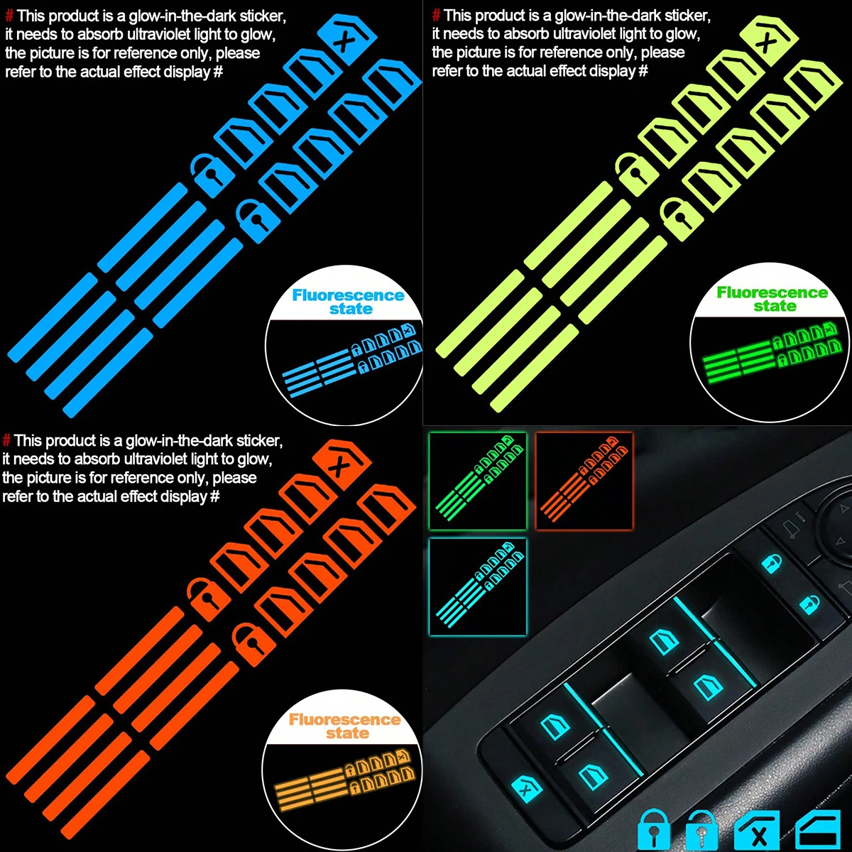 18pcs Car Window Control Butto - Car Accessories Outside recension och pris