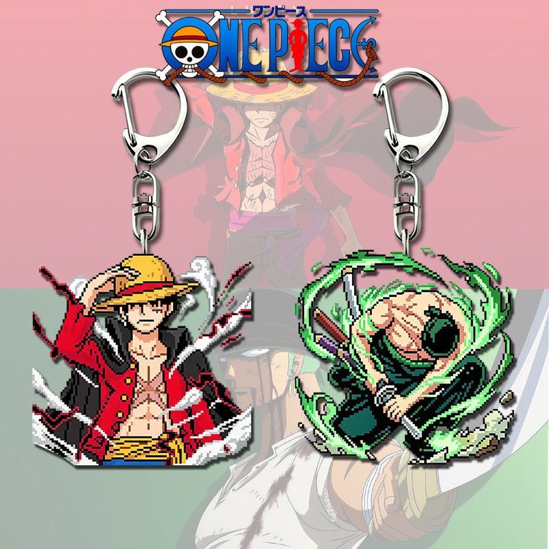 Cartoon One Piece Luffy Zoro A - Car Accessories Parts recension och pris