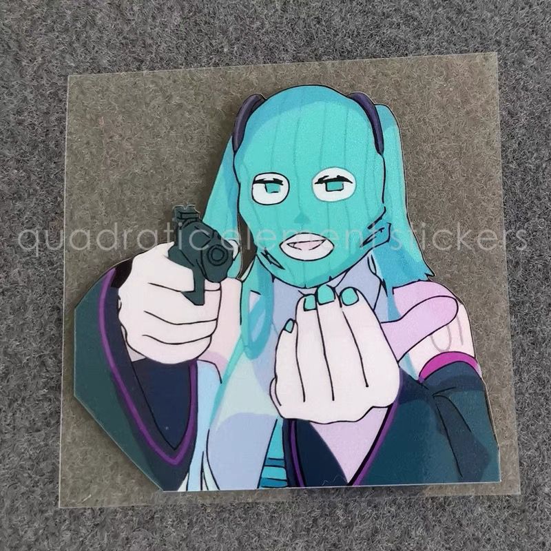 Miku Motorcycle Sticker Water  - Car Accessories Girl recension och pris