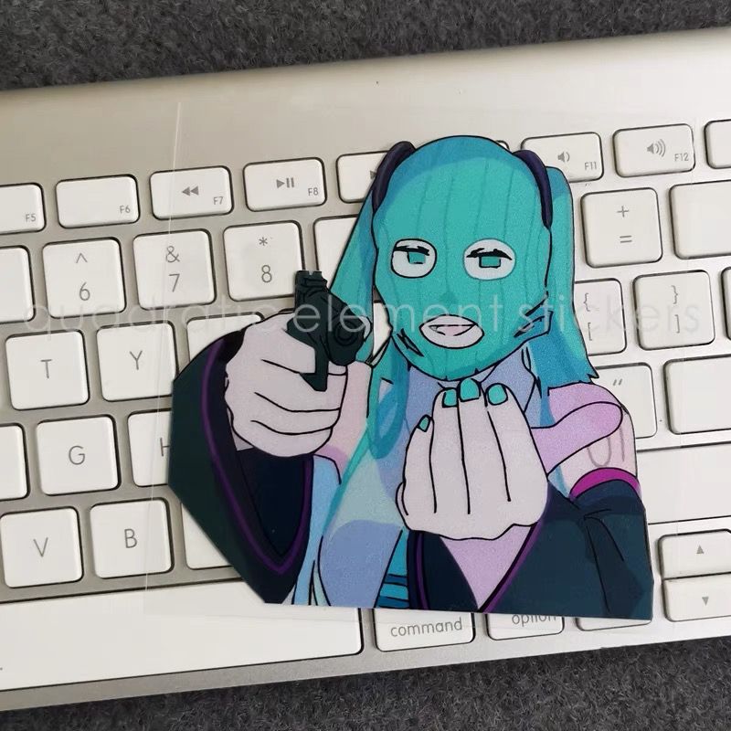 Miku Motorcycle Sticker Water  - Car Accessories Girl recension och pris