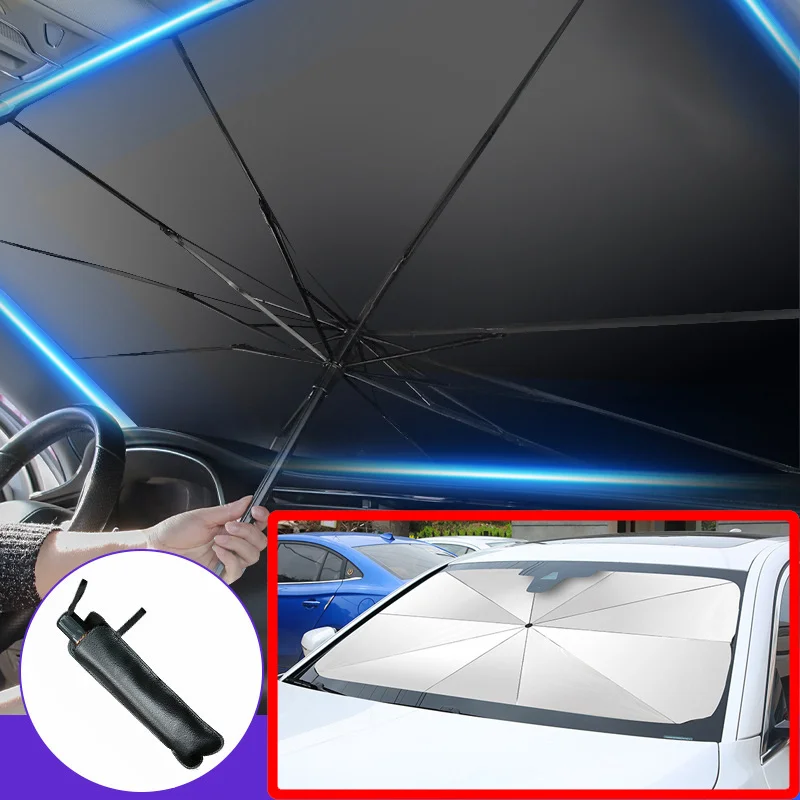 Foldable Car Sun Shade Protect - Windshield Sun Shade recension och pris