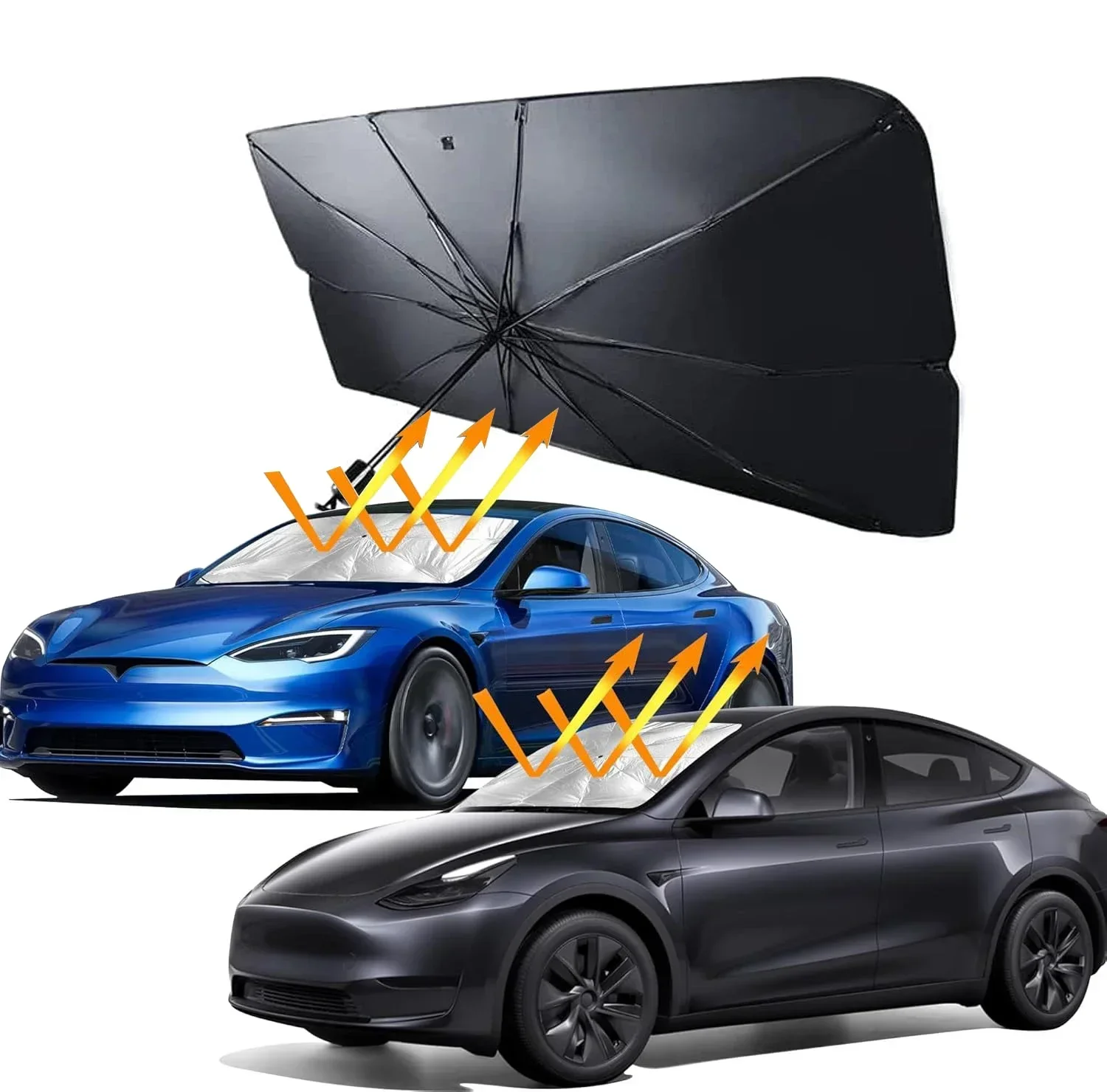 Foldable Car Sun Shade Protect - Windshield Sun Shade recension och pris