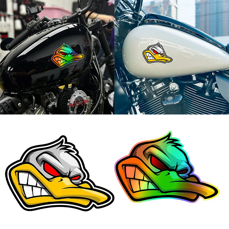 1PC Funny Cartoon Angry Duck H - Car Accessories Outside recension och pris