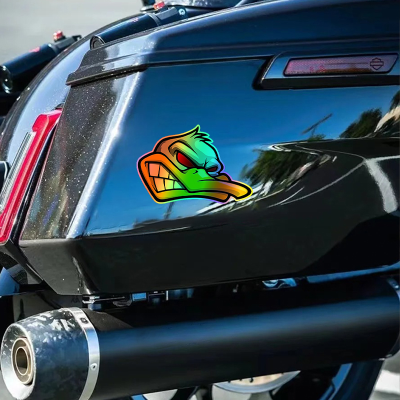 1PC Funny Cartoon Angry Duck H - Car Accessories Outside recension och pris
