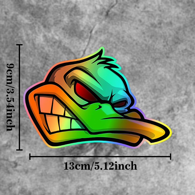 1PC Funny Cartoon Angry Duck H - Car Accessories Outside recension och pris