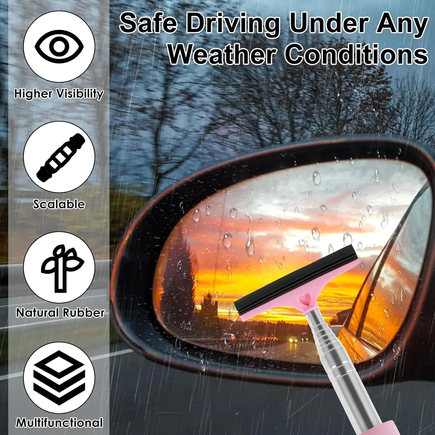 Rearview Mirror Windscreen Wip - Car Accessories Parts recension och pris
