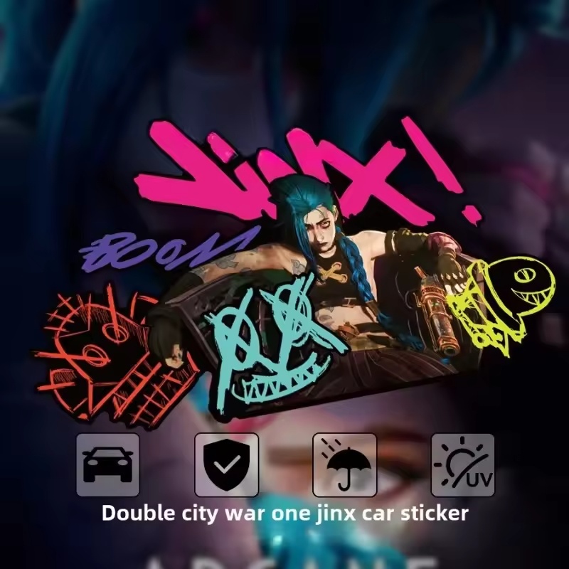 Arcane Jinx Graffiti Reflectiv - Car Accessories Outside recension och pris