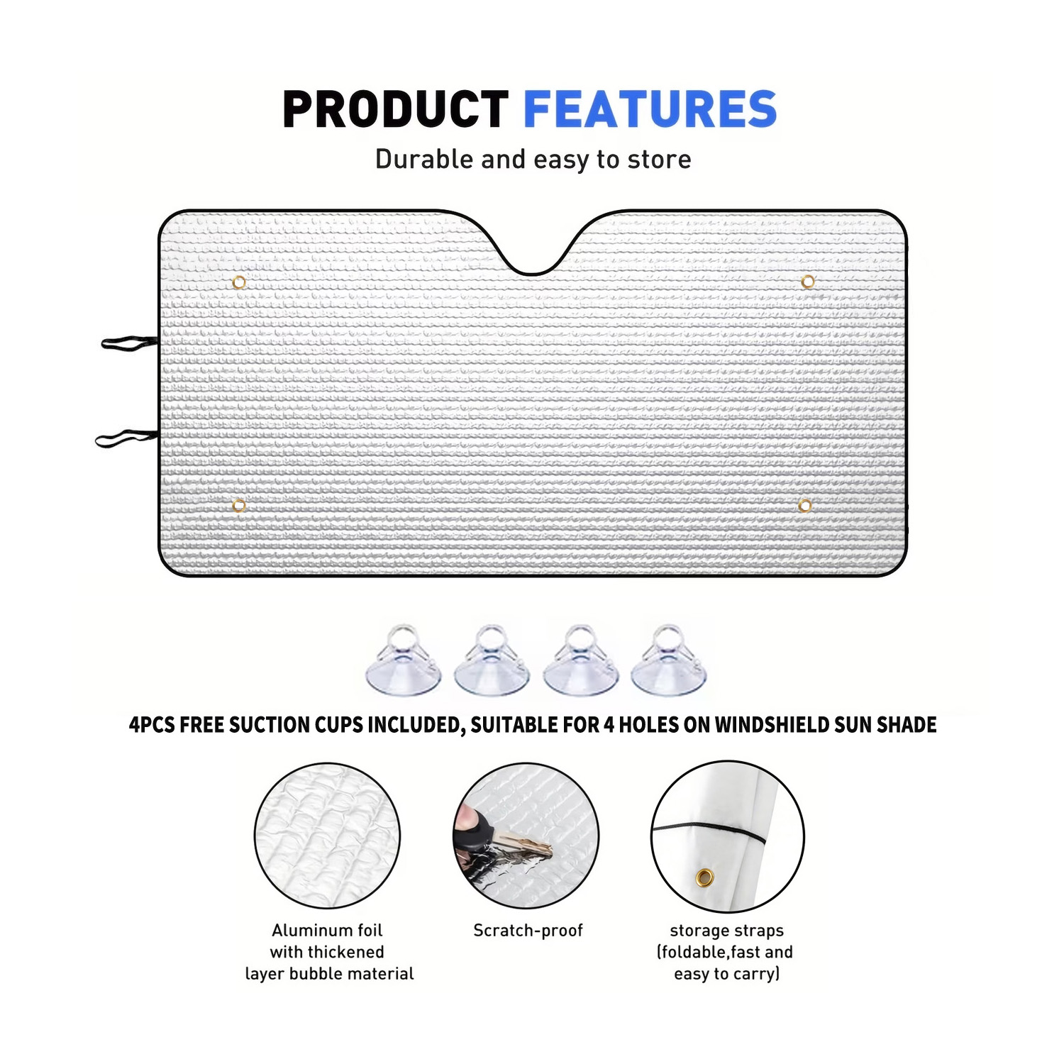 1pc Personalize Foldable Car S - Car Accessories Outside recension och pris