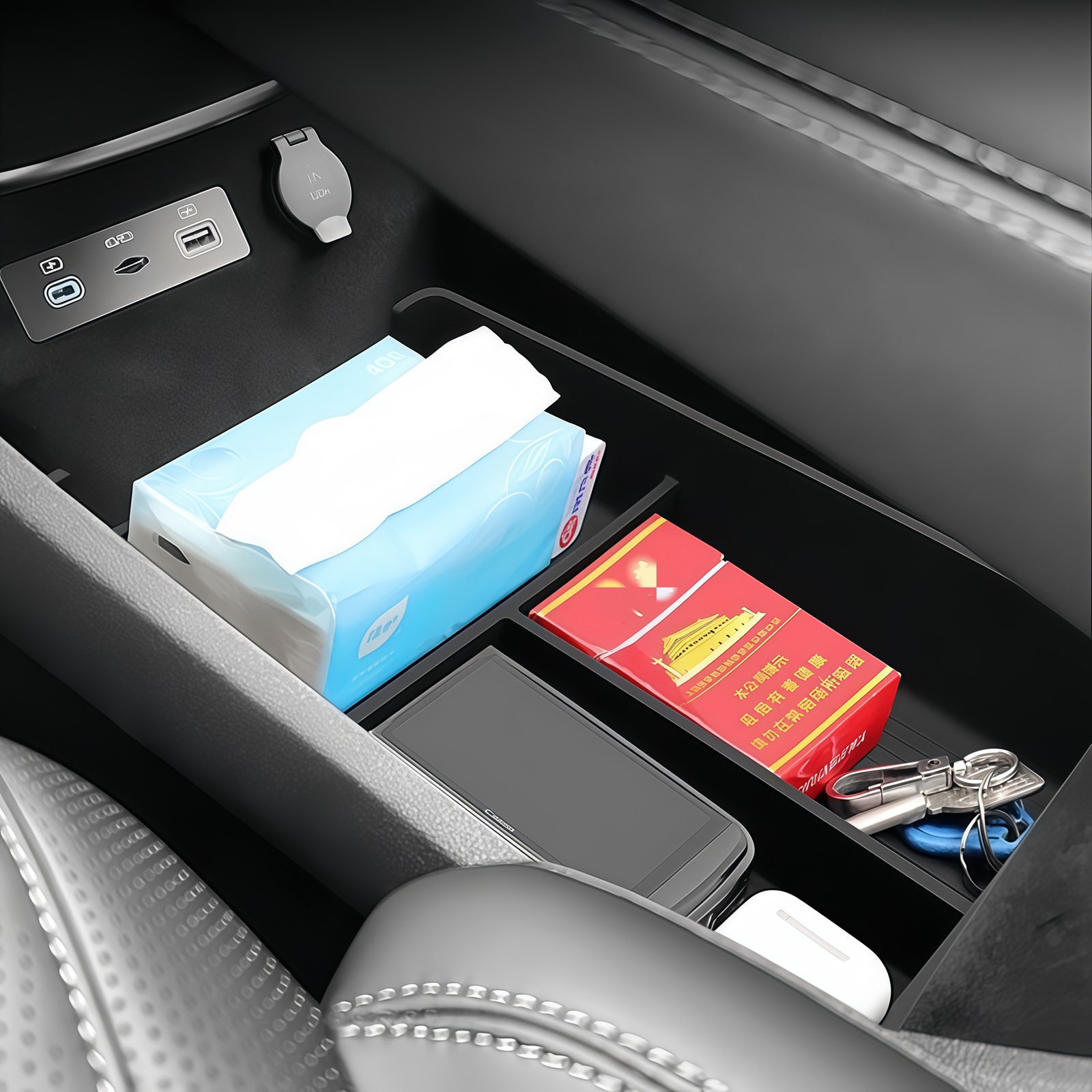 Center Console Lower Storage O - Car Accessories Website recension och pris