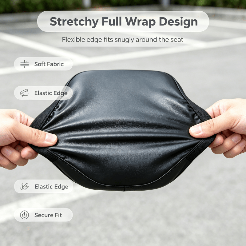 Electric Bicycle Seat Cover Ca - Leather Car Seat Cover recension och pris