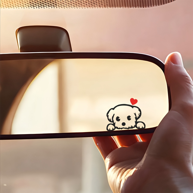 2PCS Cute Cartoon Dog Fun Viny - Car Accessories Outside recension och pris