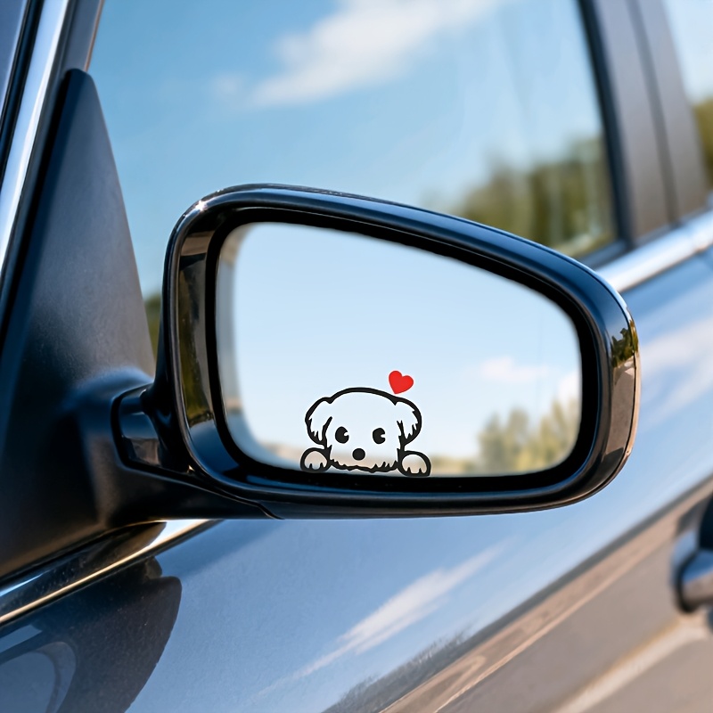 2PCS Cute Cartoon Dog Fun Viny - Car Accessories Outside recension och pris