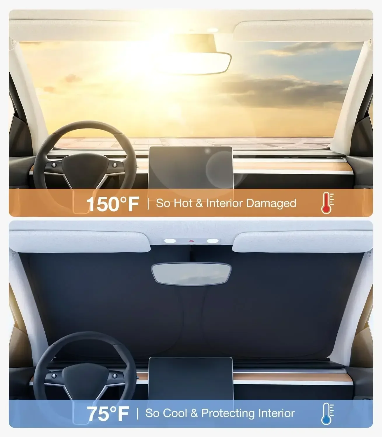 Car Sunshade Front Windshield  - Windshield Sun Shade recension och pris