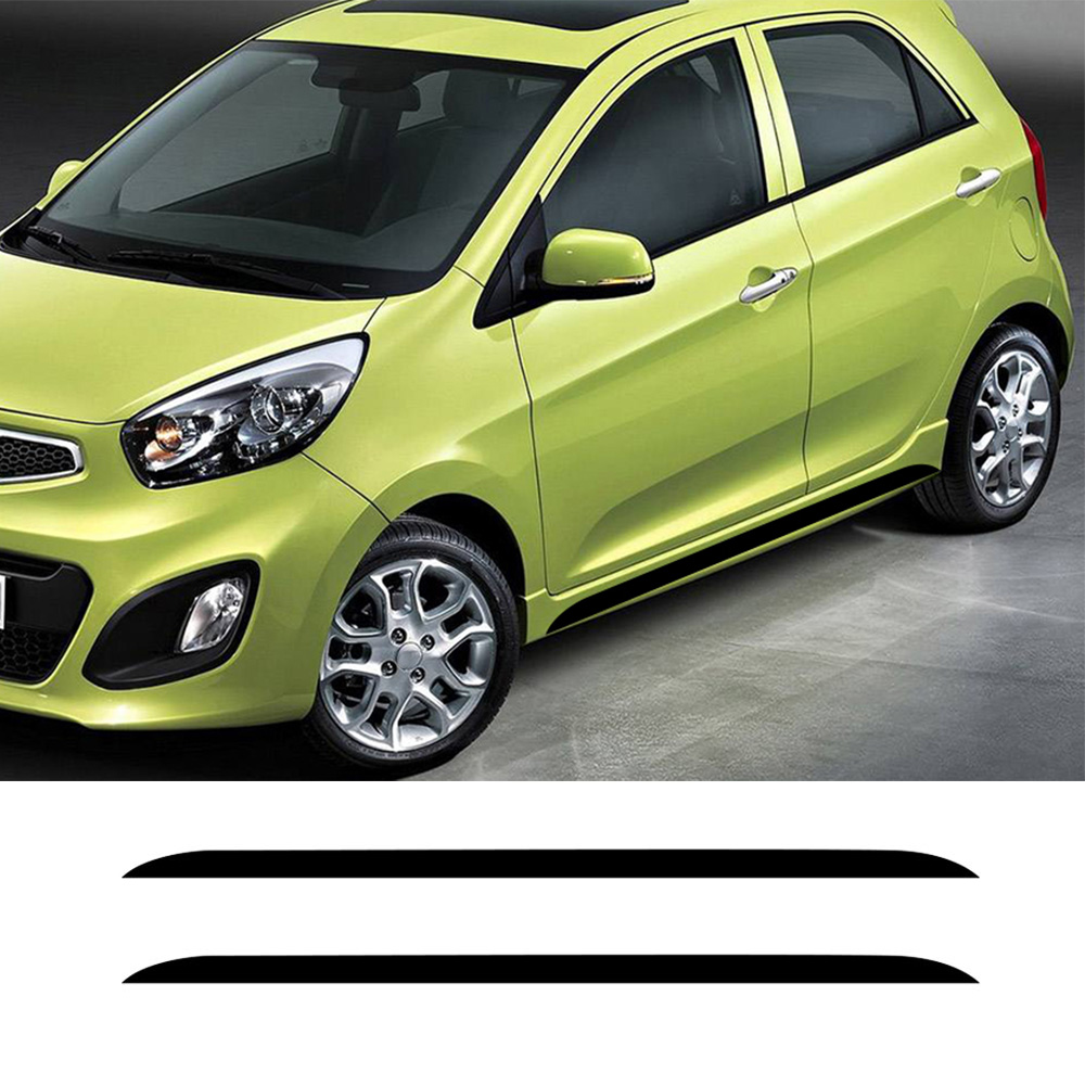 2PCS Car Side Door Skirt Strip - Car Accessories Outside recension och pris
