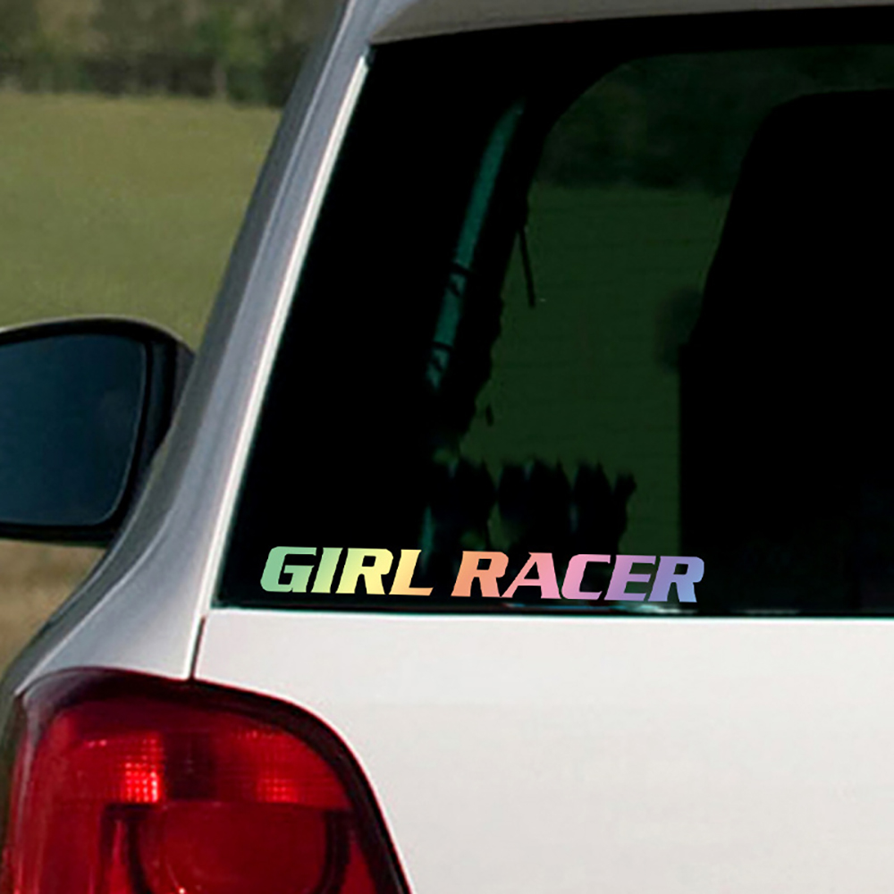 GIRL RACER Motorcycle Stickers - Car Accessories Girl recension och pris