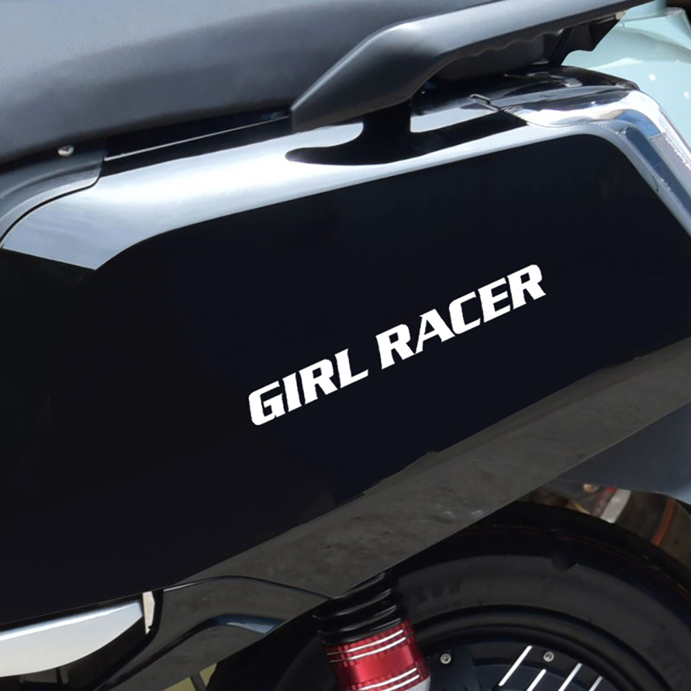 GIRL RACER Motorcycle Stickers - Car Accessories Girl recension och pris