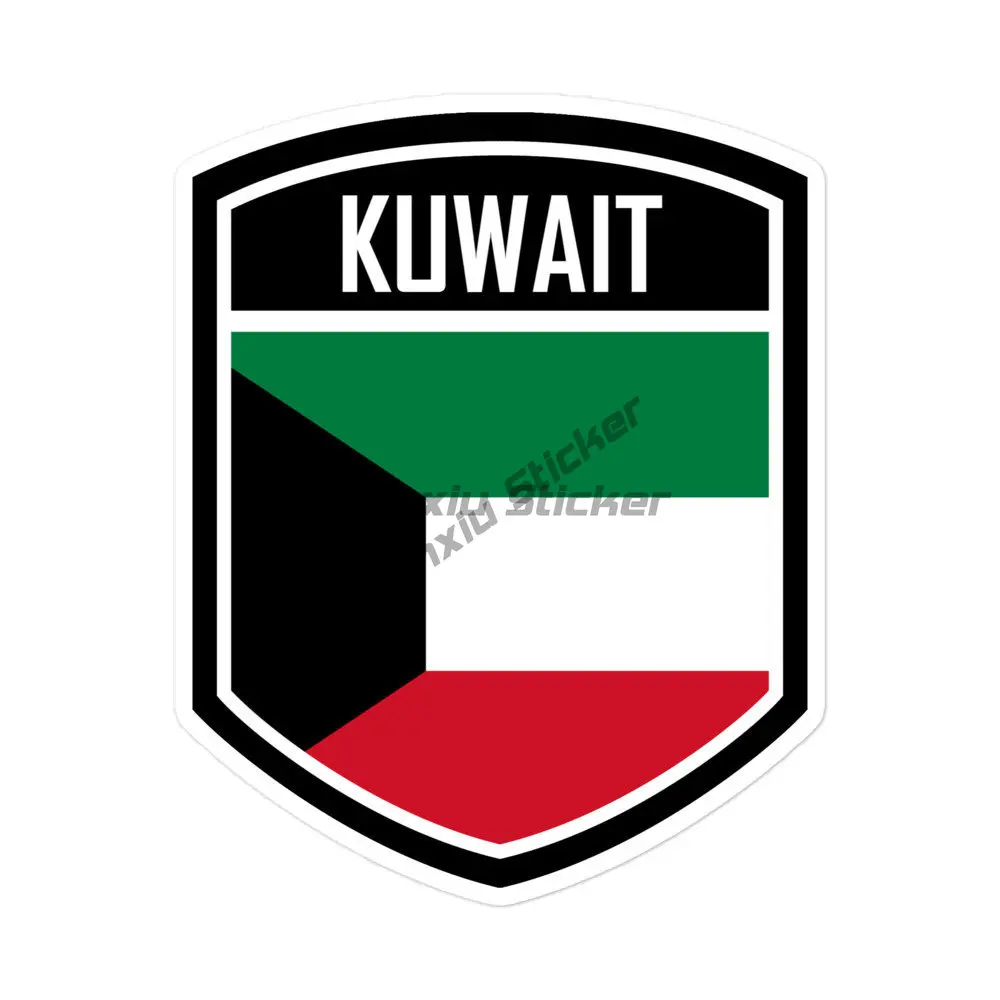 KWT Kuwait Flag Map National E - Car Accessories Kuwait recension och pris