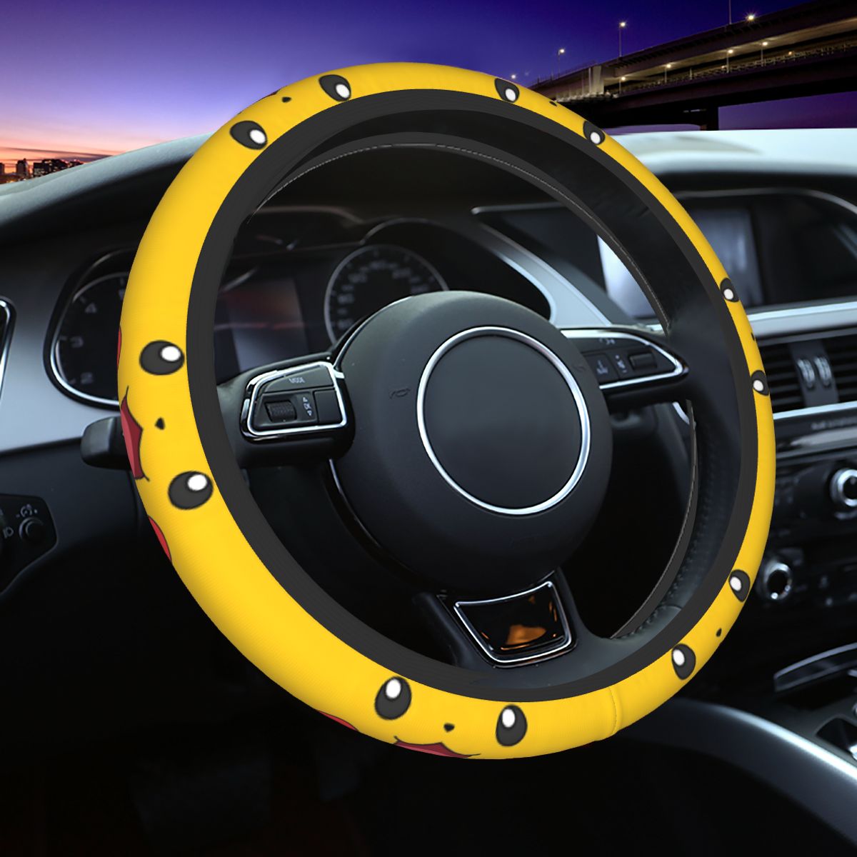 B-Bikachus Smile Steering Whee - Car Accessories Girl recension och pris