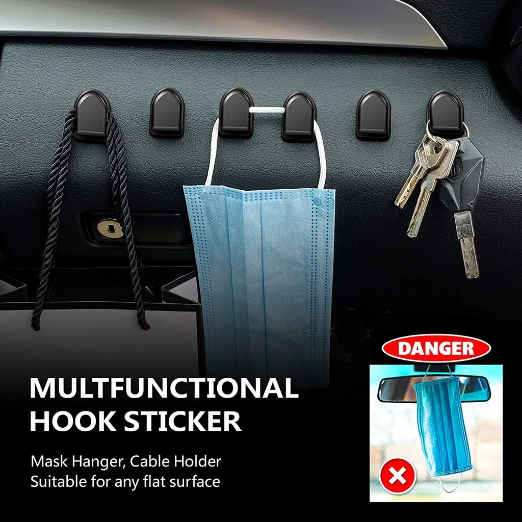 Mini Car Hooks Interior Storag - Car Accessories Dashboard recension och pris