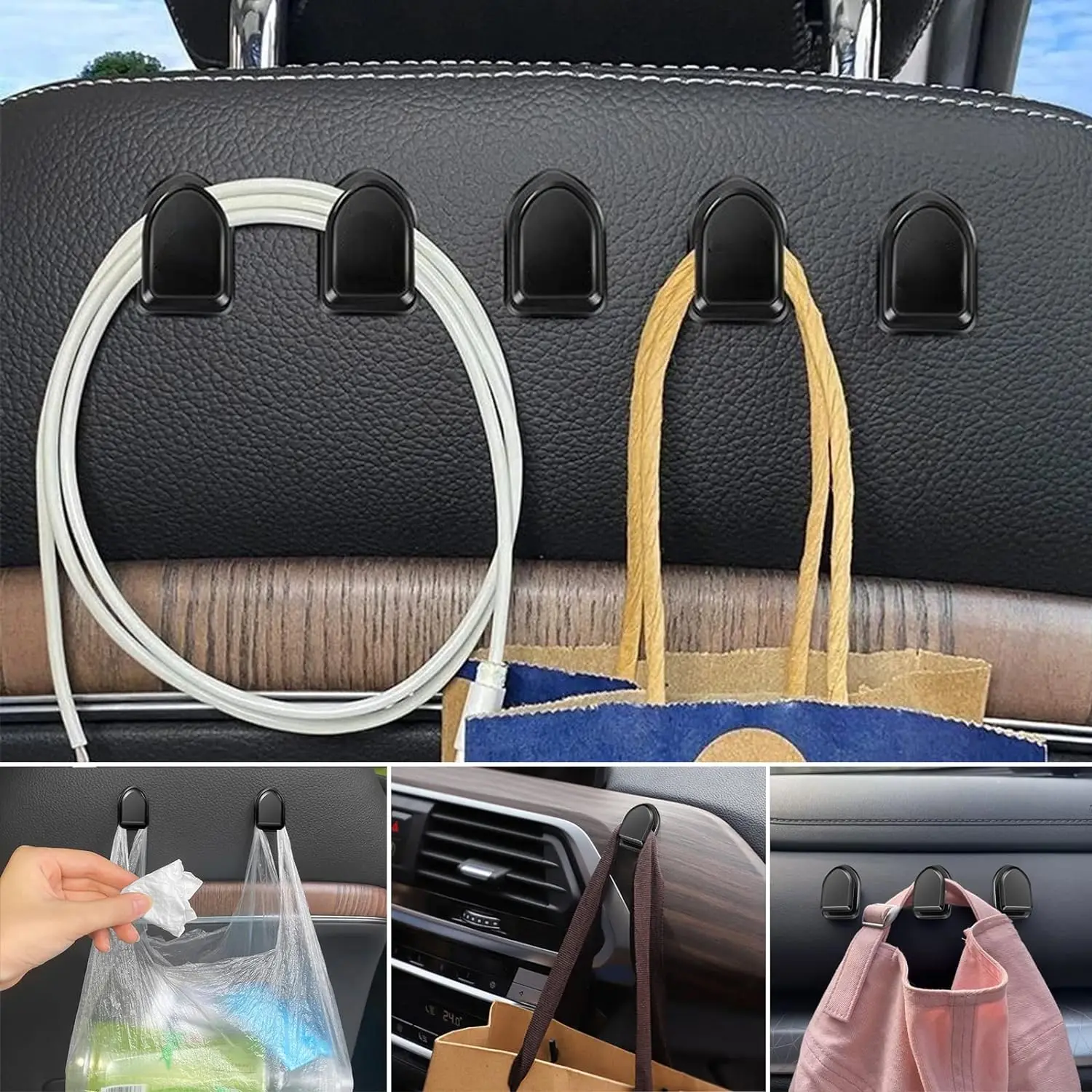 Mini Car Hooks Interior Storag - Car Accessories Dashboard recension och pris